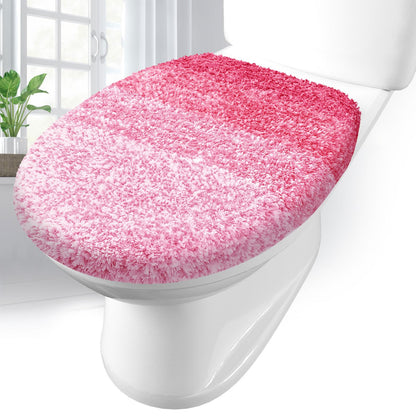 Arotive Soft Microfiber Bathroom Toilet Lid Cover, 17.5x15, Blue