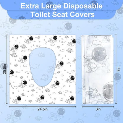 Toilet Seat Covers Disposable for Kids & Toddlers & Adult 20 Pcs