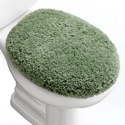 Soft Microfiber Toilet Seat Cover 17.5" x 15" Machine Washable