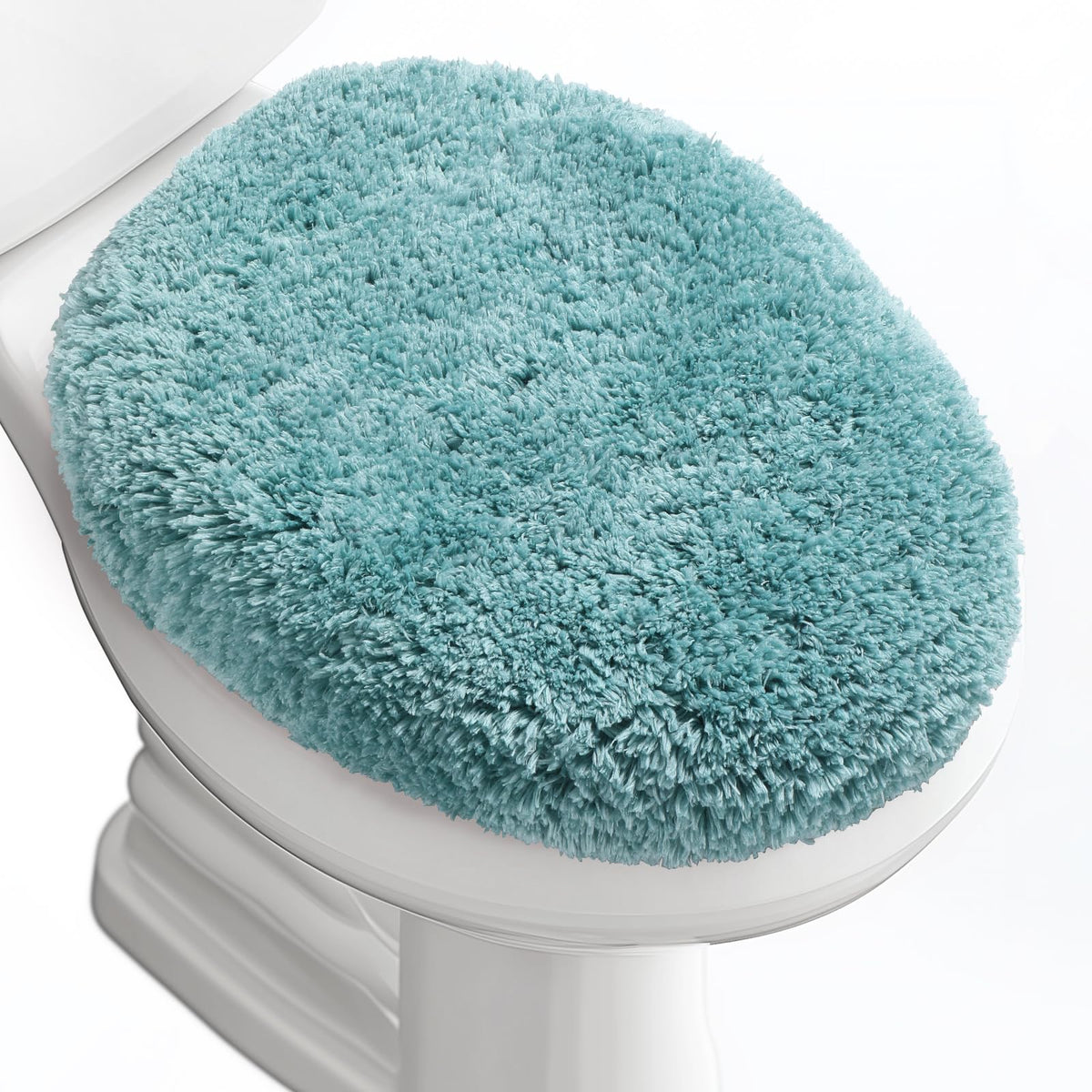 Soft Microfiber Toilet Seat Cover 17.5" x 15" Machine Washable