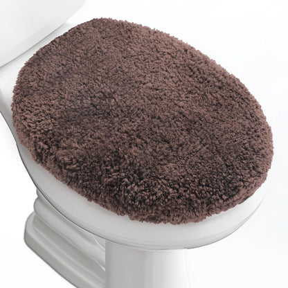 Soft Microfiber Toilet Seat Cover 17.5" x 15" Machine Washable