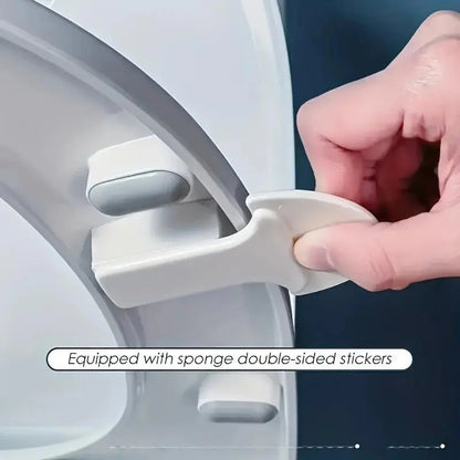 3pcs Bathroom Lift Toilet Seat Cover Handles, Portable Hands-Free Home Accessory, All-Season No-Installation Design for Home Users