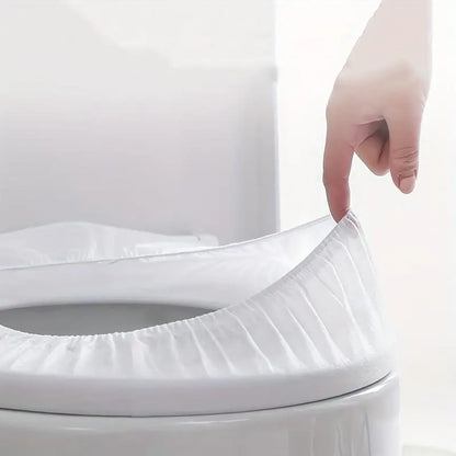 10/20PCS Disposable toilet seat cover, Portable toilet seat cover For Business Travel, Essential Travel Accessories For Airplanes And Camping, Bathroom Accessories, Toiletries, Teen Gifts, Toilet Seat Protector