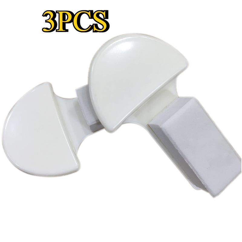 3pcs Bathroom Lift Toilet Seat Cover Handles, Portable Hands-Free Home Accessory, All-Season No-Installation Design for Home Users