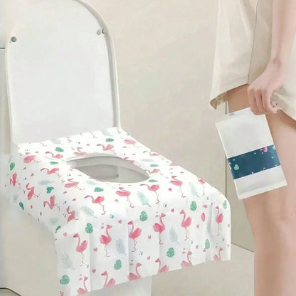 Disposable Toilet Seat Covers, Travel Essentials, Large Waterproof, Toilet Seat Protectors, Home, Travel, Public Restrooms, Full Coverage, Mother's Day Gift