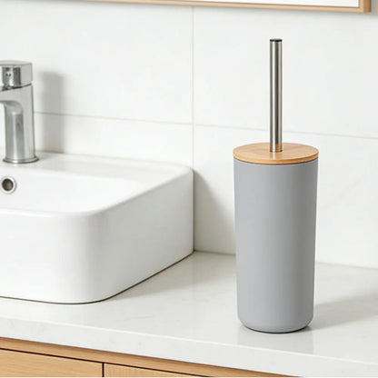 Ergonomic Toilet Brush with 304 Stainless Steel Handle, Durable Floor Toilet Brush for Bathroom, Toilet Cleaning Brush, Toilet Cleaning Tool, Available in